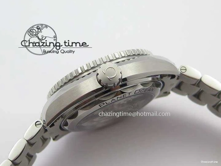 0309 Trendy 2016 Planet Ocean 43.5mm SS V6F Best Edition Black Dial On SS Bracelet A 8210